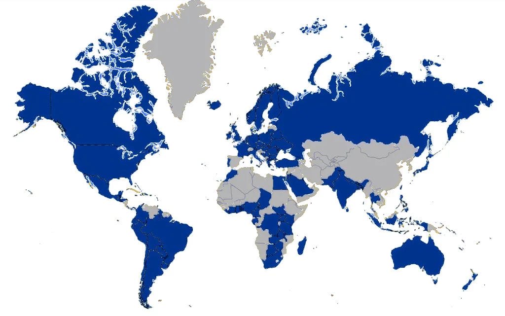 Lions Quest Around the World Map